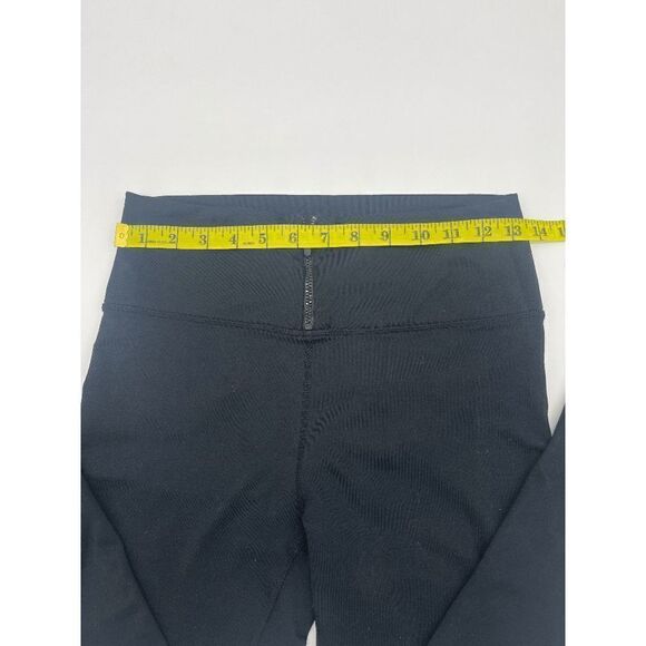 Fabletics Leggings Front Zipper Inside Key Pocket Sz M Black - Picture 7 of 7